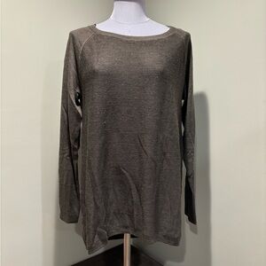 Max Studio Ladies Dark Green Sweater Blouse. Size XL